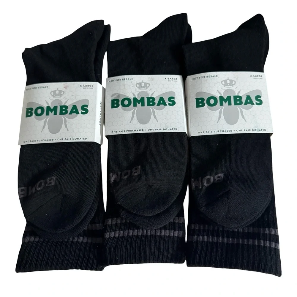 Pack of 4 Bombas Calf & Ankle Socks Size XL